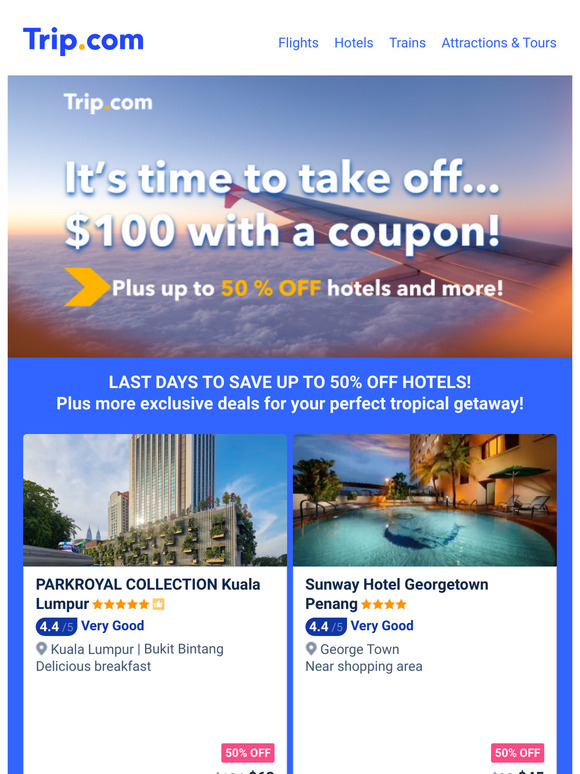 Escape to 4-star hotels under $50 🎉