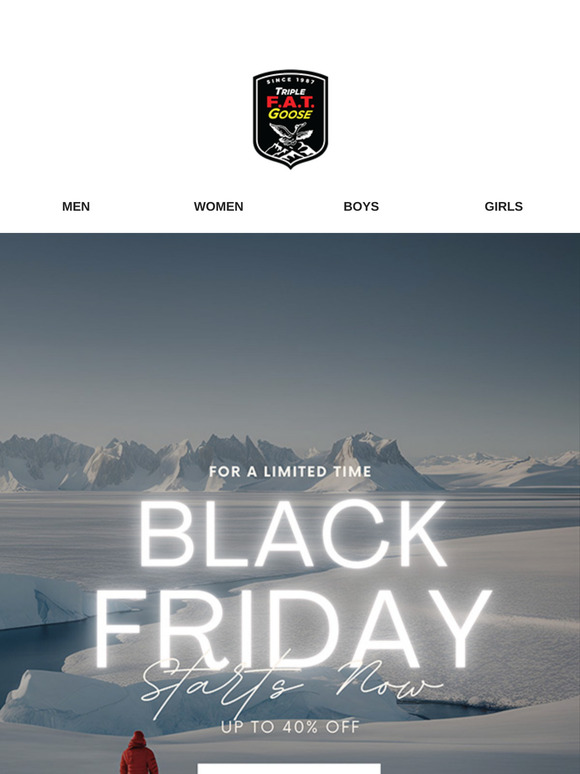 Black Friday Starts Now
