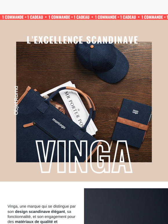 Découvrez la marque Vinga : élégance et durabilité pour vos goodies d'entreprise !