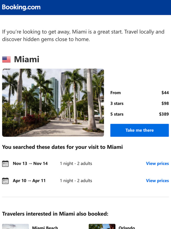 A stay in Miami from $44 – now that's a good price!