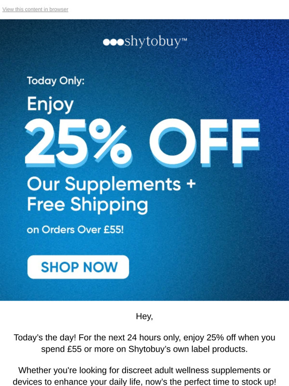 Get 25% Off Today Only - Spend £55+ on Our Label!