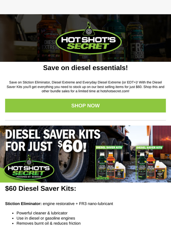 Stock up and save on diesel essentials 🤑💸⏰