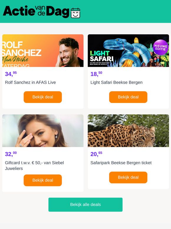 Bekijk de beste deals van deze week🏆