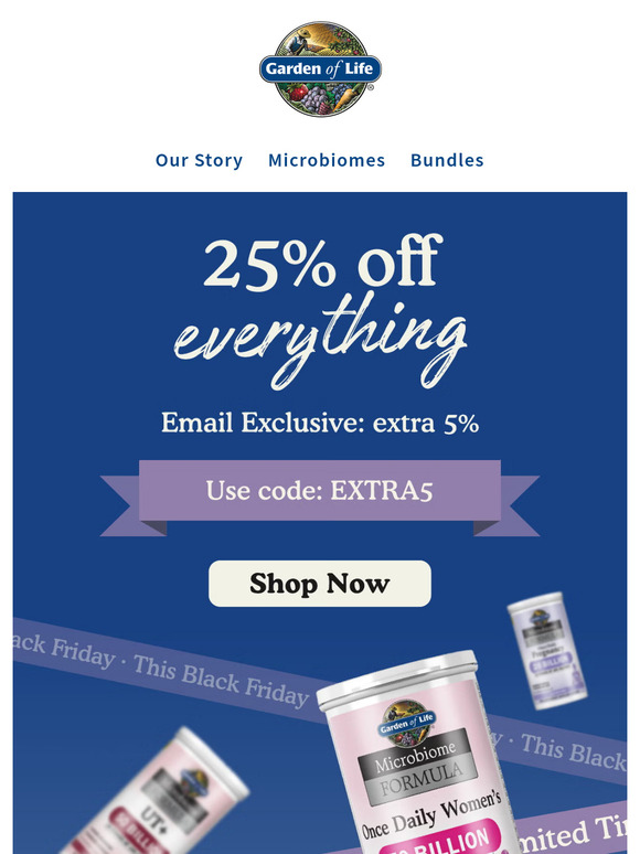 🖤Early Black Friday Deals: 25% + Extra 5% OFF