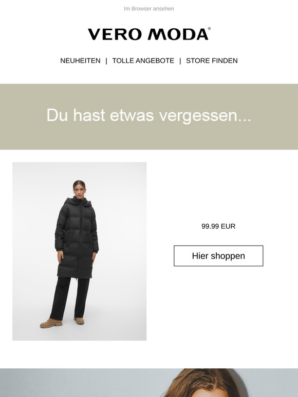 Du hast etwas vergessen, —