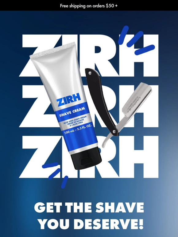 20% Off - ZIRH SHAVE CREAM