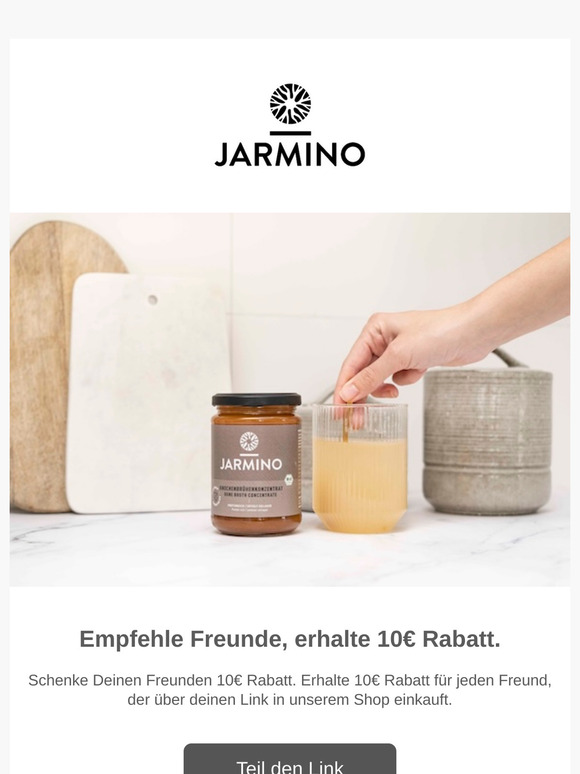 —, möchtest Du 10€ Rabatt?