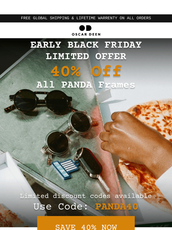 Early Black Friday Offer | 40% OFF 🕶️