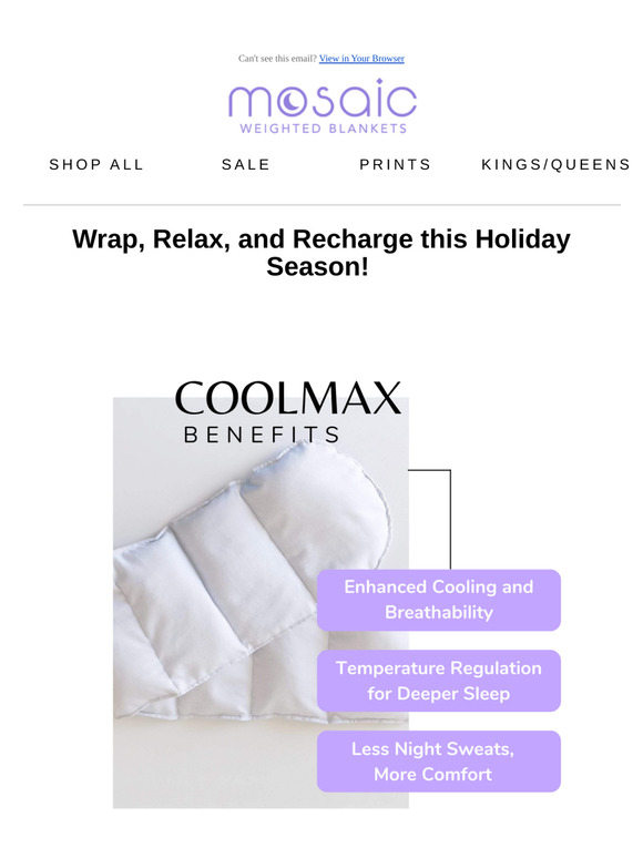 Relax with a CoolMax Weighted Neck Wrap! 😌