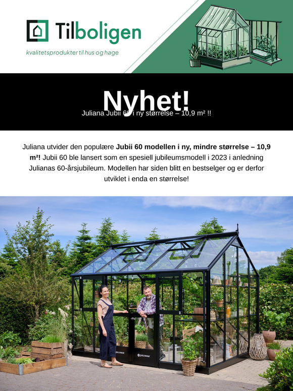 Nyhet! Juliana Jubii 60 i ny størrelse!
