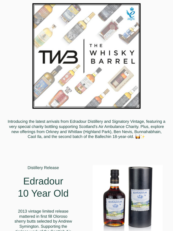 New arrivals from Edradour, Highland Park, Ben Nevis, and Caol Ila 🔥