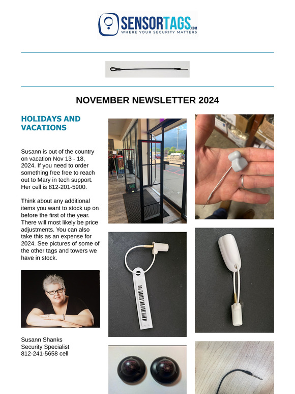 ❤️  Sensortags Newsletter    Customer
