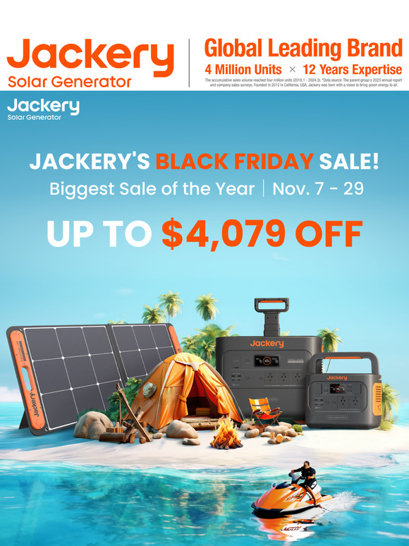 Start Outdoor Adventures with Jackery 🏄‍♀️