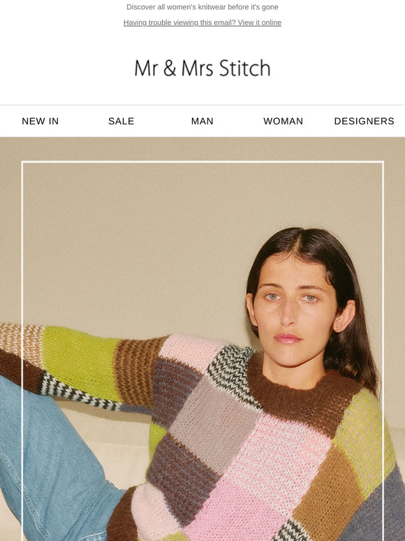 Perfect designer women's knitwear, hurry before it all goes
