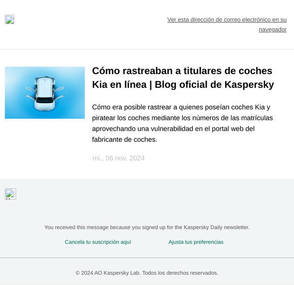 Blog oficial de Kaspersky