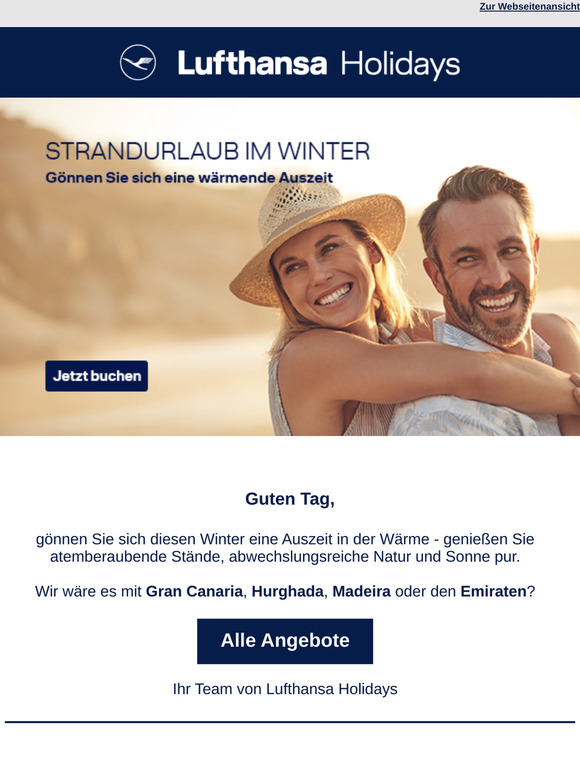 Gönnen Sie sich eine wärmende Auszeit am Strand