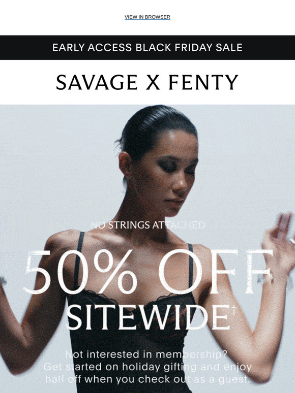 Savage X Fenty: 50% OFF. No Strings Attached! | Milled