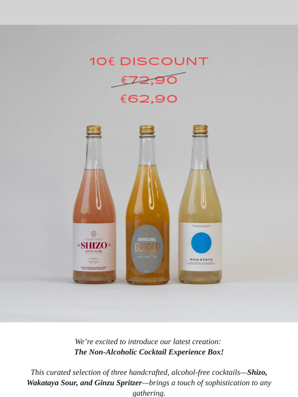 New Non-Alcoholic Cocktail Box – Try It Today with 10€ Off!