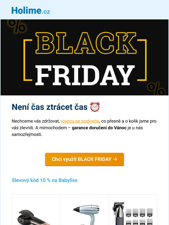 [BLACK FRIDAY] 🖤⏰ Ulovte si nejlepší ceny roku, dokud to jde →