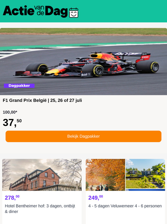 F1 Grand Prix België | 25, 26 of 27 juli
