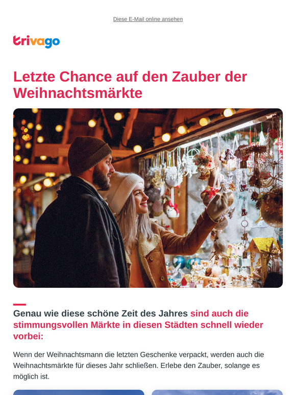☃️ Die Weihnachtszeit beginnt – lass sie Dir nicht entgehen
