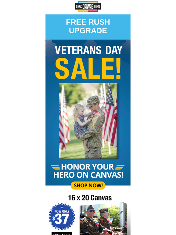 [Extended 1-Day] Veterans Day Hero Savings