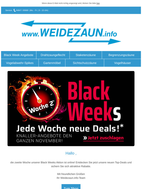 Neue Woche - neue Deals für Ihren Garten