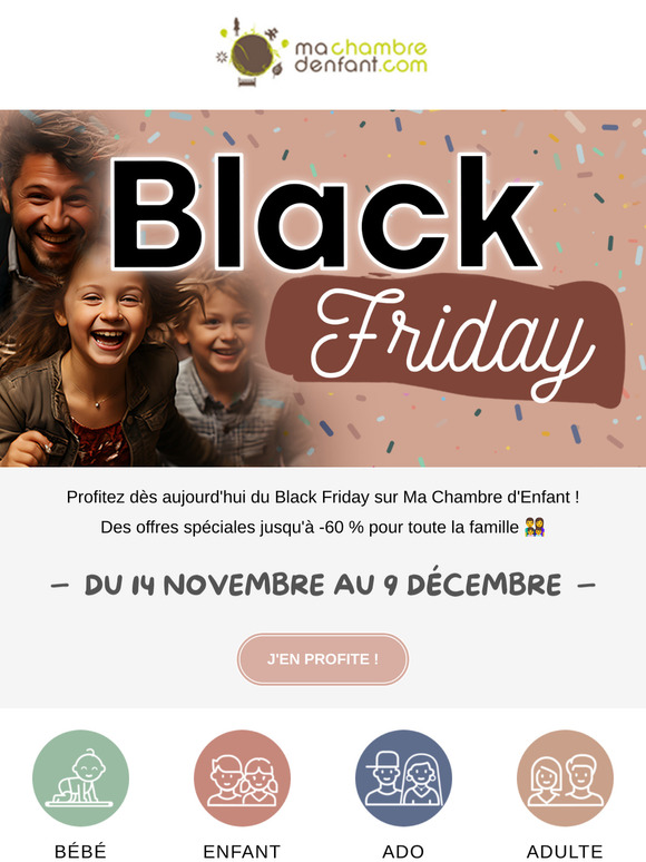 Black Friday jusqu'à -60 % : c'est parti 🏃