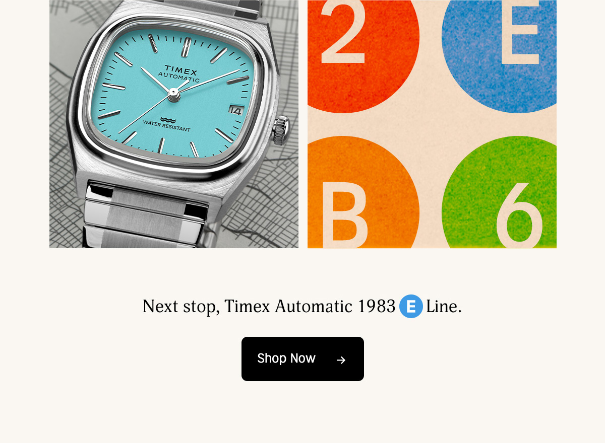 Timex: New Colors! Timex Automatic 1983 E-Line | Milled Timex: New Colors! Timex Automatic 1983 E-Line | Milled