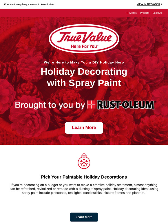Holiday Decorating with Spray Paint 🎍🎄