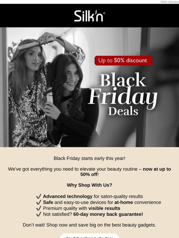✨ Black Friday Beauty Deals – Save Up to 50%! ✨