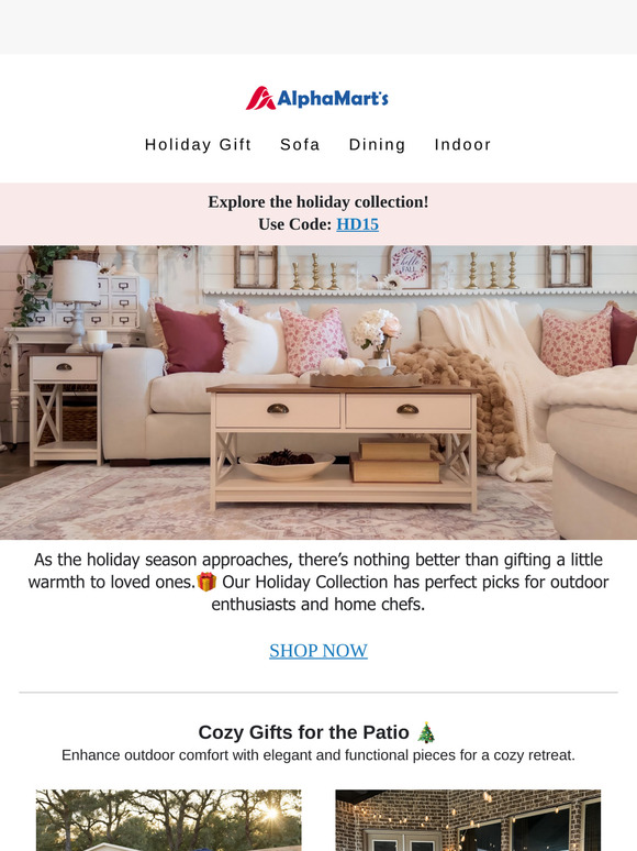 15% Off Holiday Picks: Warm Wishes & Thoughtful Gifts Await🎁