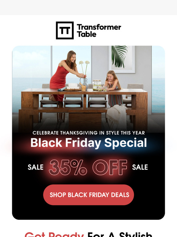 Transformer Table: Black Friday Sale Is Ending Soon! Limited Stock ...