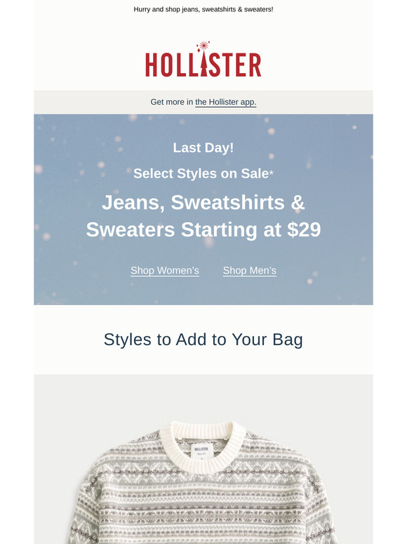 Hollister in fashion coupons 2019