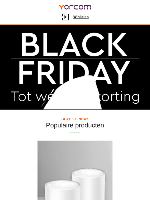 🖤Black Friday START NU! Profiteer van exclusieve DEALS!
