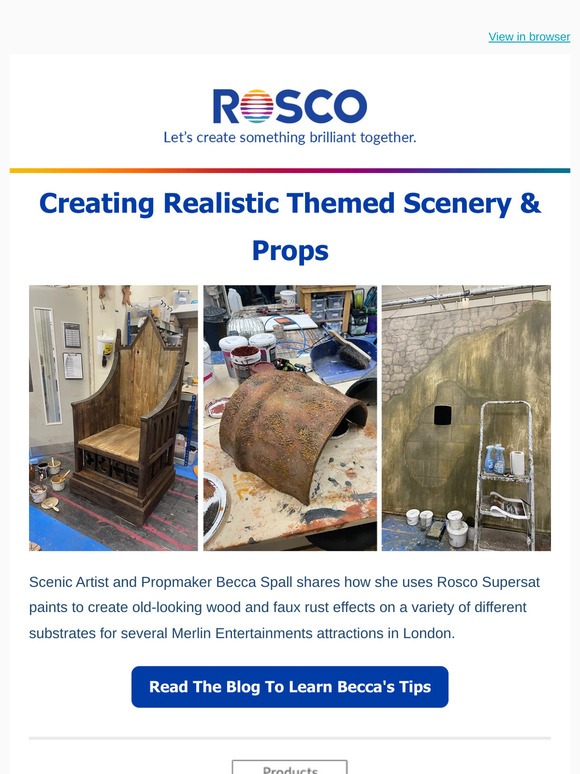 Creating Realistic Themed Scenery & Props Using Rosco Supersat Paints