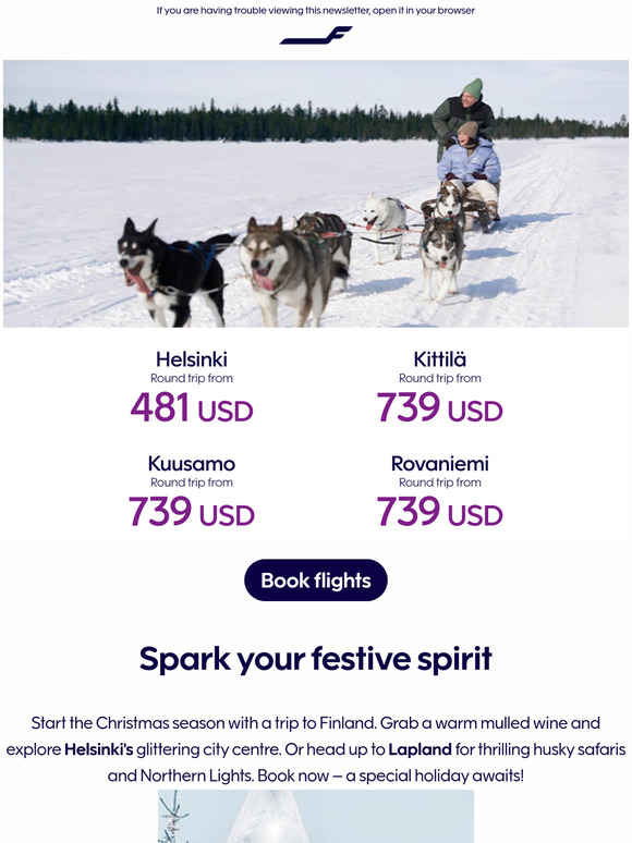 Get into the Christmas mood in Finland