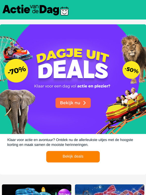 De allerleukste uitjes met korting