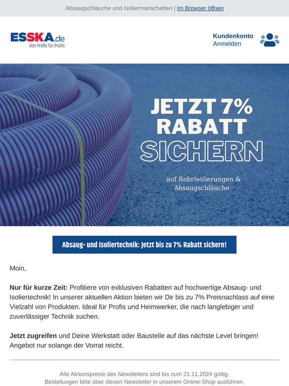 Absaug- und Isoliertechnik für Profis und Heimwerker