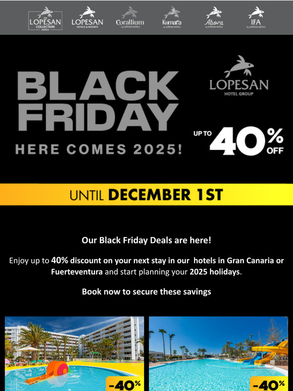 ⚡ It's Black Friday time! 🖤