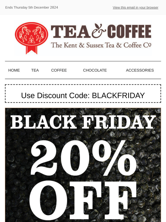 🖤 BLACK FRIDAY - Get 20% Off Everything!