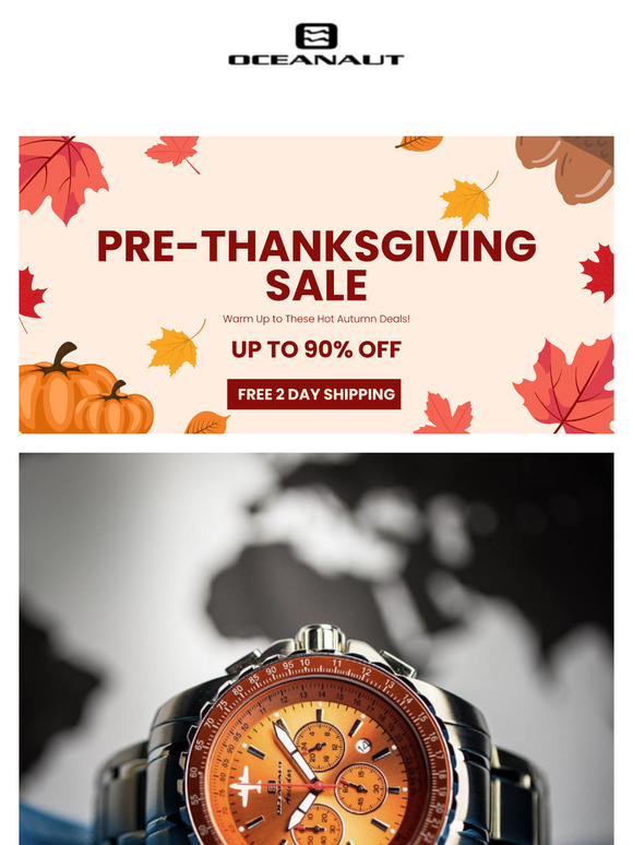 🍂 DON'T MISS OUT: PRE-THANKSGIVING SALE!