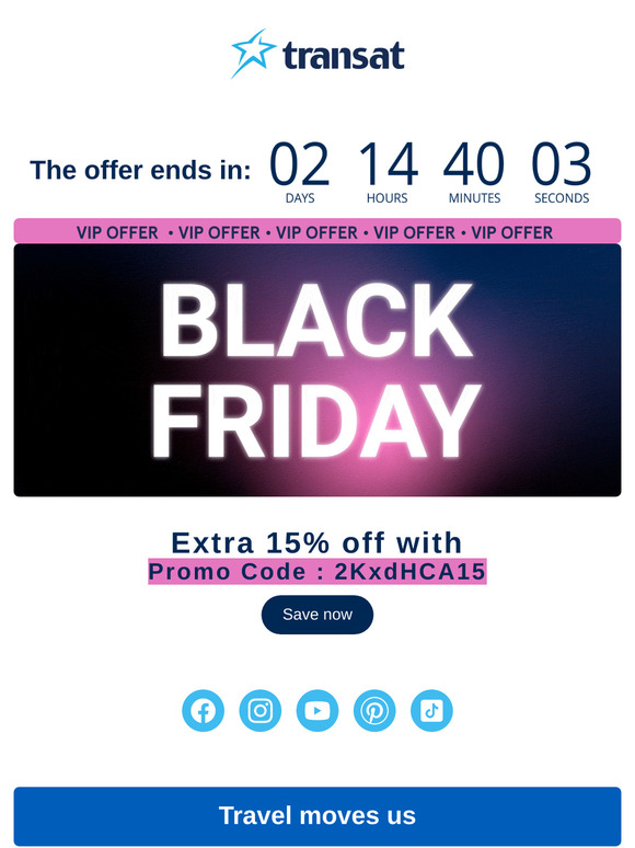 📣 Get the best of Black Friday!