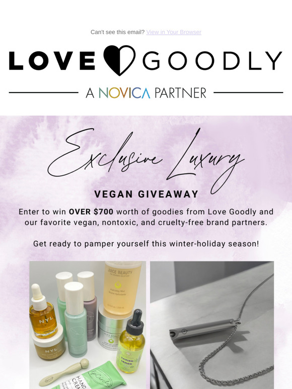 Today is the last day to our enter our Vegan Giveaway ⏰  Closes today at 5pm PST
