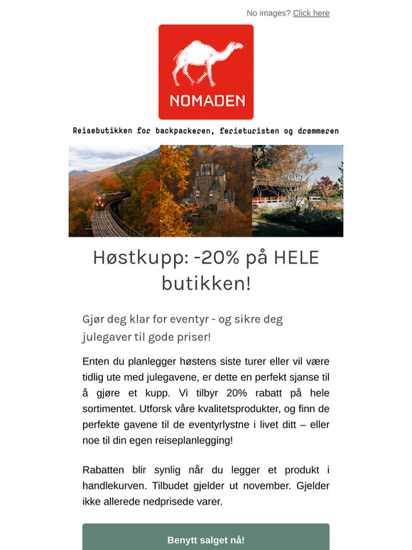 Høstkupp: -20% på HELE butikken! 🍁🍂