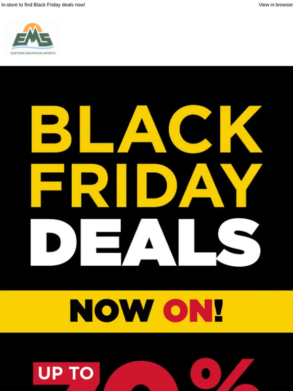 Black friday Deals Now On