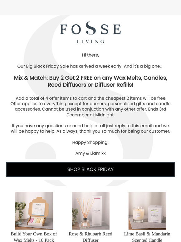 Our Black Friday Sale has Arrived! 🖤