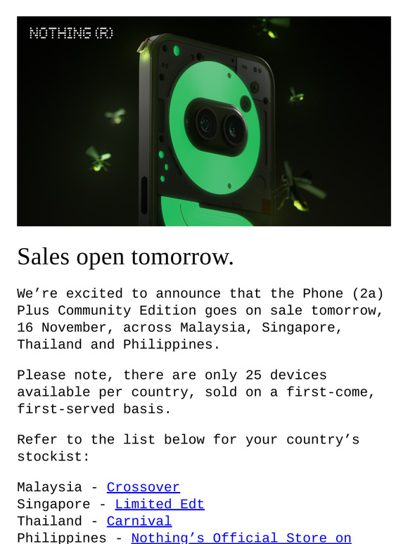 Get ready to purchase Phone (2a) Plus Community Edition