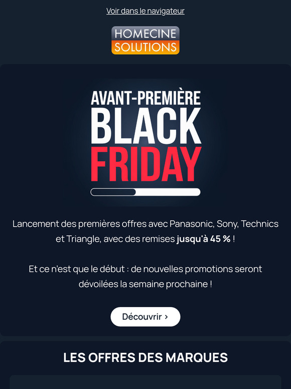 Black Friday : les premières offres sont là !