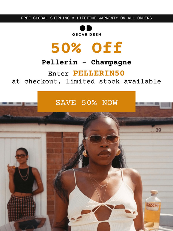 50% Off Pellerin - Champagne